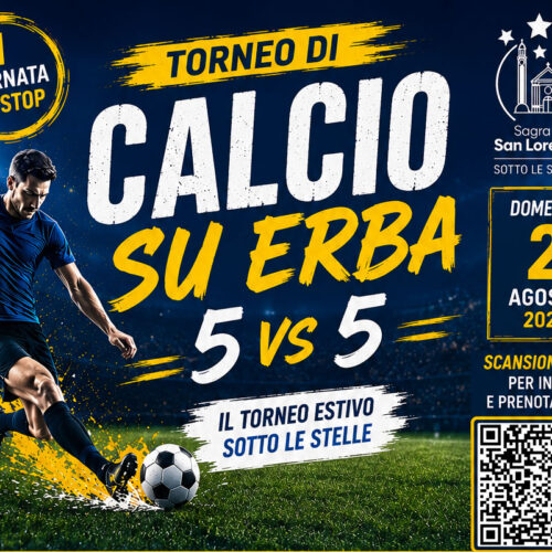 Calcio su erba 5vs5 – Sagra San Lorenzo 2026